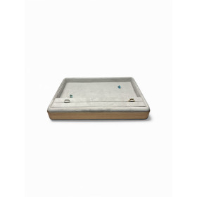 Velvet Display Tray with Gold Edge