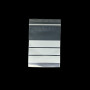 PLASTIC ZIP TOP BAGS 9x13 cm with three white strips