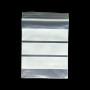 PLASTIC ZIP TOP BAGS 10x15 cm with three white strips
