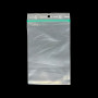 PLASTIC ZIP TOP BAGS 12x18 cm