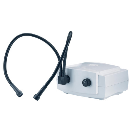 Euromex LED Fiber Optic Illuminator – Dual Gooseneck with Two Fibers