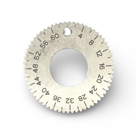 Aluminium index gear - 64 teeth