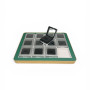 Espositore con Cornice Dorata-Verde completo di 12 scatoline MATT SILVER