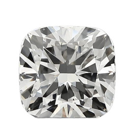 CVD SQUARE CUSHION BRILLIANT CUT G 2.01 Cts