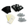 Sicherheitssiegel für Edeltsteine - Starter Kit 10 - schwarz 75x40mm