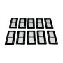 Security Seals for precious Stones - Starter Kit 10  - black Small 75x40mm