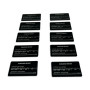 Starter Kit 10 Blister Neri Piccoli 75x40mm