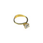 Goldener Steinhalterring für Steine ​​von 0,50 bis 2,0 ct