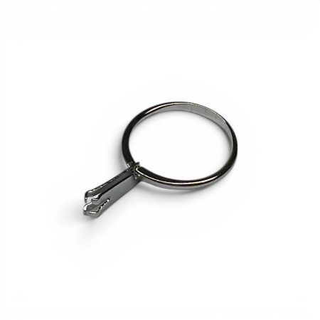 Silver stone holder ring for stones from 2.0 to 5.0 ct