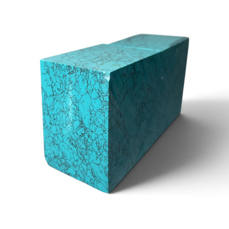 Turquoise Paste with black Veins for faceting/cutting