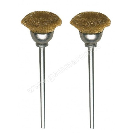 Spazzole in ottone a tazza accessori proxxon