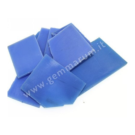 blue agate in small sheets raw material to cut